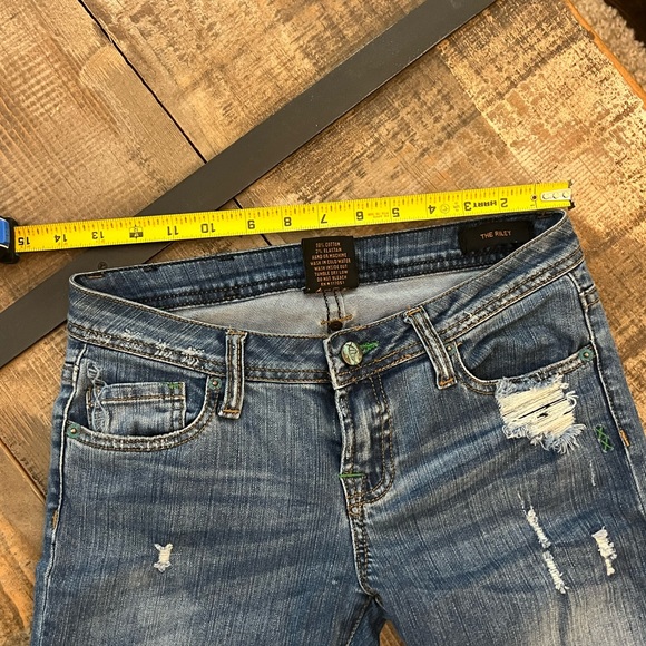 Genetic Denim The Riley bootcut distressed jeans size 26 - Picture 11 of 13